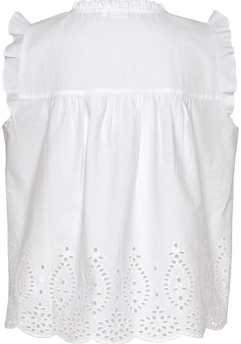 LASCANA Blouses-Ruffled Eyelet Blouse