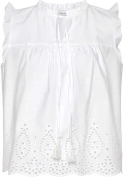 LASCANA Blouses-Ruffled Eyelet Blouse