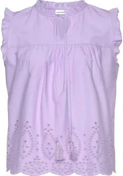 LASCANA Blouses-Ruffled Eyelet Blouse