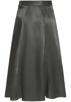 LASCANA Skirts-Satin Look Midi Skirt