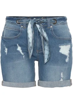 LASCANA Shorts-Scarf Belt Shorts