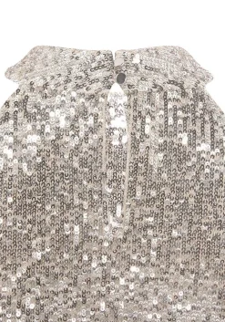 LASCANA Sleeveless Tops-Sequin Halter Top