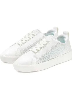 LASCANA Flats & Sneakers-Sheer Lace Detail Sneakers