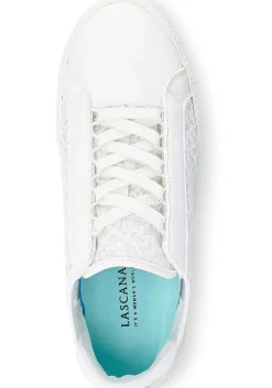 LASCANA Flats & Sneakers-Sheer Lace Detail Sneakers