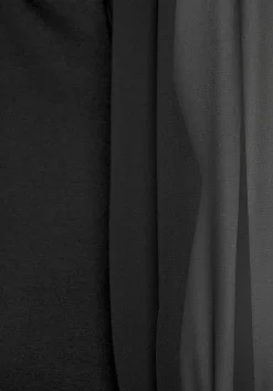 LASCANA Blouses-Sheer Long Sleeve Top