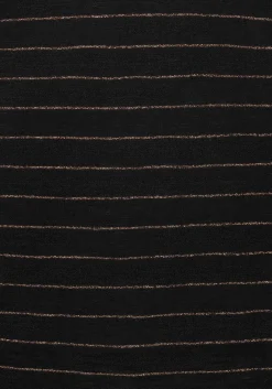 LASCANA Short Sleeve Tops-Shimmer Stripe Top