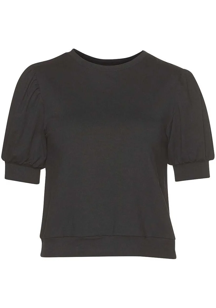 LASCANA Short Sleeve Tops-Short Puff Sleeve Top