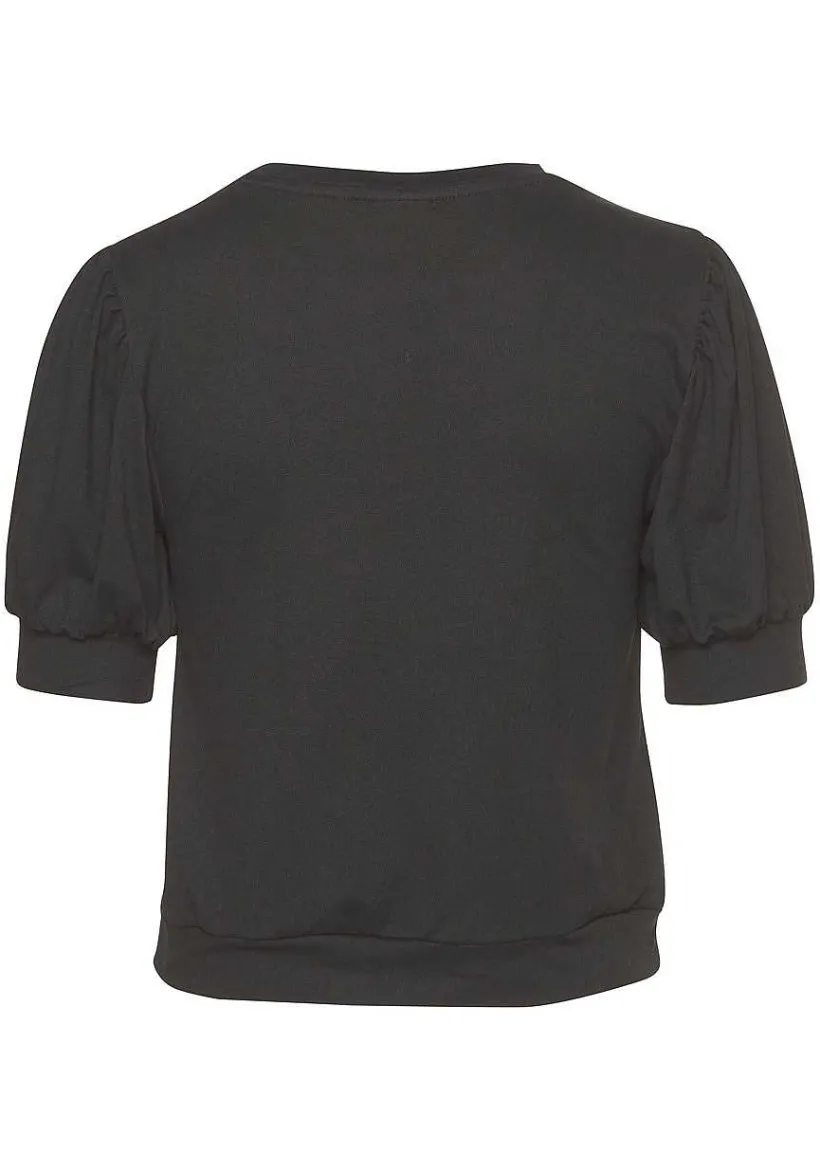 LASCANA Short Sleeve Tops-Short Puff Sleeve Top