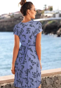 LASCANA Short Dresses-Short Sleeve Floral Dress