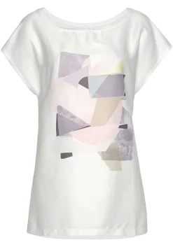 LASCANA Short Sleeve Tops-Short Sleeve Graphic Top