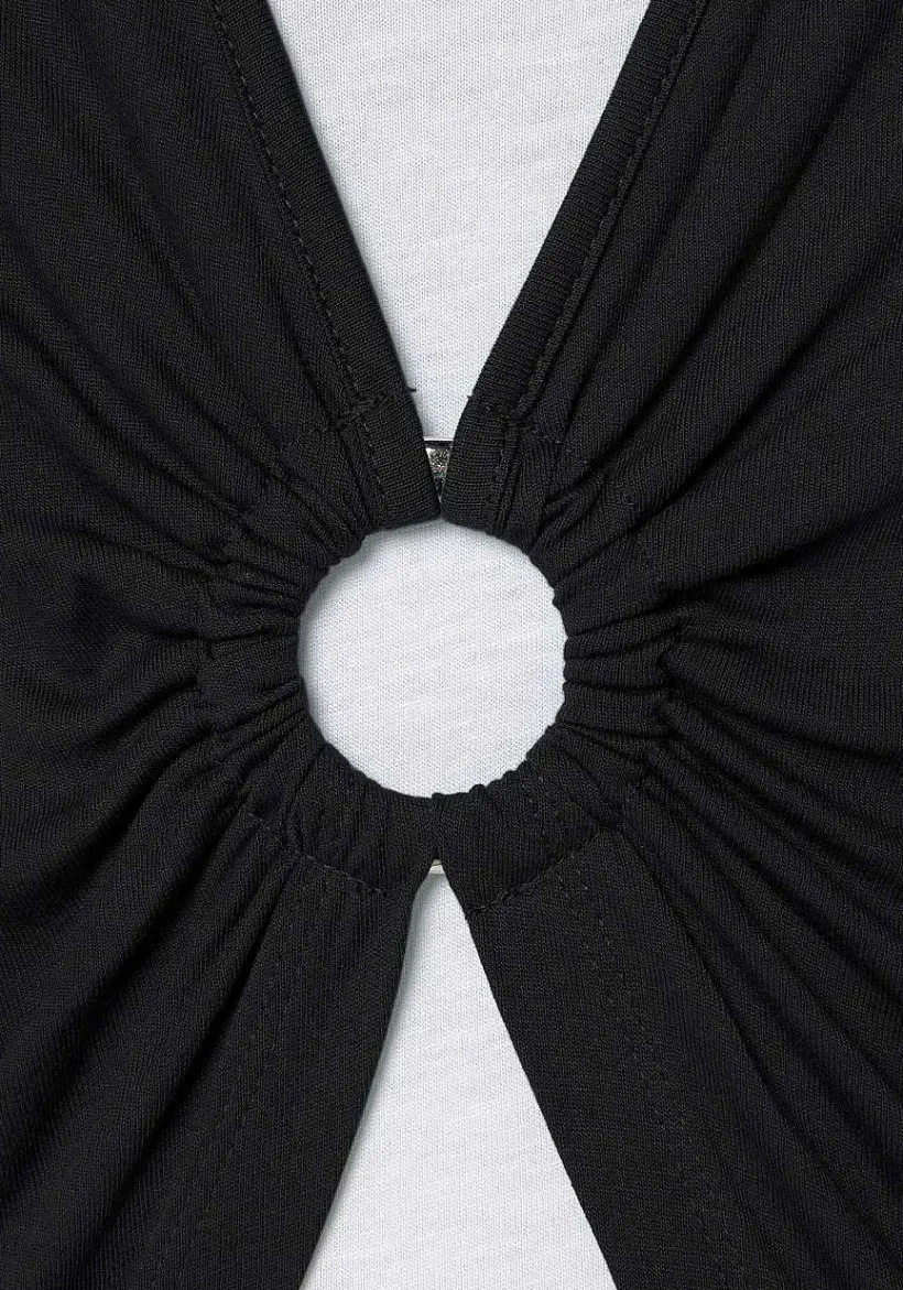 LASCANA Short Sleeve Tops-Short Sleeve Layered Top