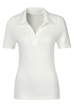 LASCANA Short Sleeve Tops-Short Sleeve Polo Shirt
