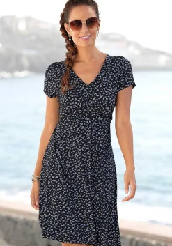 LASCANA Short Dresses-Short Sleeve Print Dress