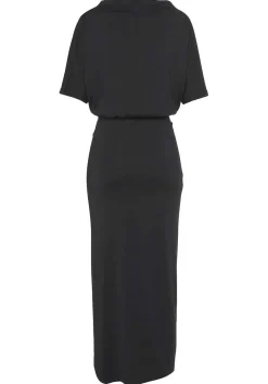 LASCANA Fall Dresses-Short Sleeve Slit Dress