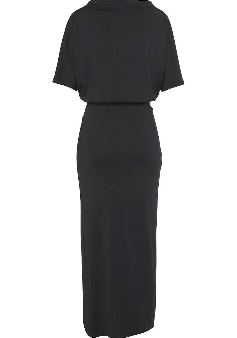 LASCANA Fall Dresses-Short Sleeve Slit Dress