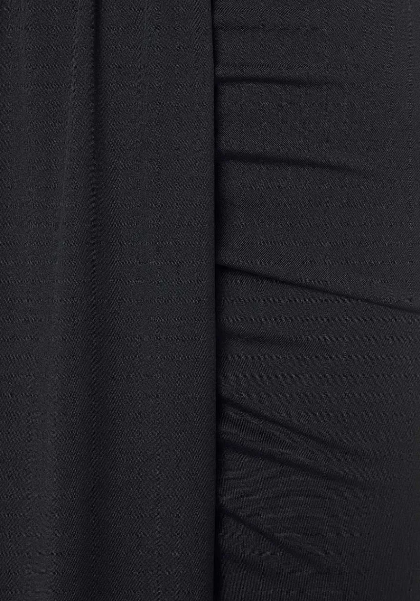LASCANA Fall Dresses-Short Sleeve Slit Dress