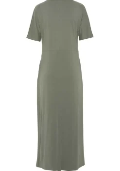 LASCANA Fall Dresses-Short Sleeve V-Neck Maxi Dress