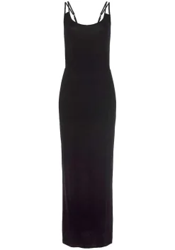 LASCANA Maxi Dresses-Side Slit Maxi Dress