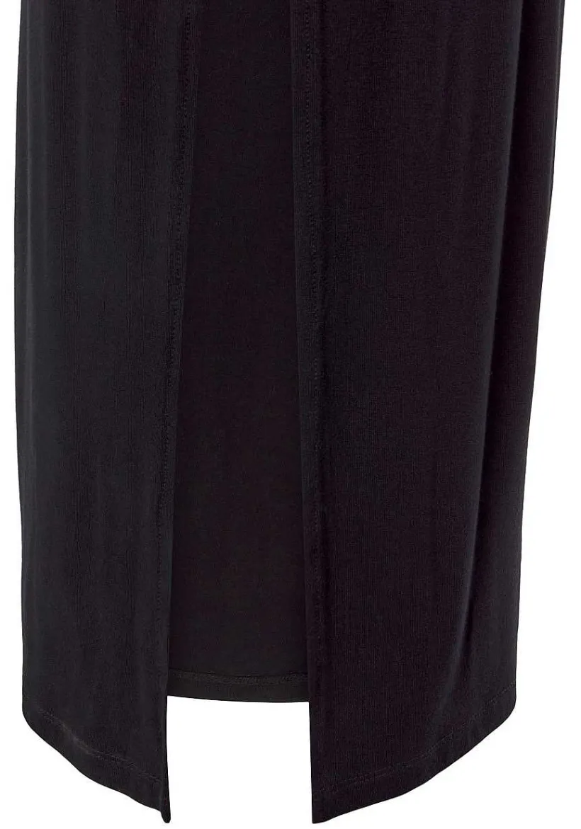 LASCANA Maxi Dresses-Side Slit Maxi Dress