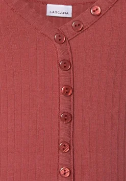 LASCANA Sleeveless Tops-Sleeveless Button Detail Top