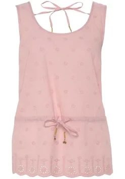 LASCANA Sleeveless Tops-Sleeveless Eyelet Top