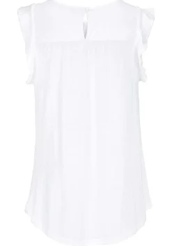 LASCANA Sleeveless Tops-Sleeveless Flounce Top