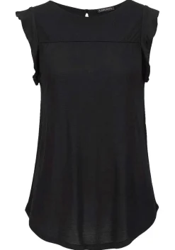 LASCANA Sleeveless Tops-Sleeveless Flounce Top