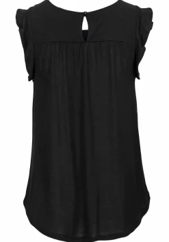 LASCANA Sleeveless Tops-Sleeveless Flounce Top