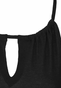 LASCANA Sleeveless Tops-Sleeveless Keyhole Detail Top