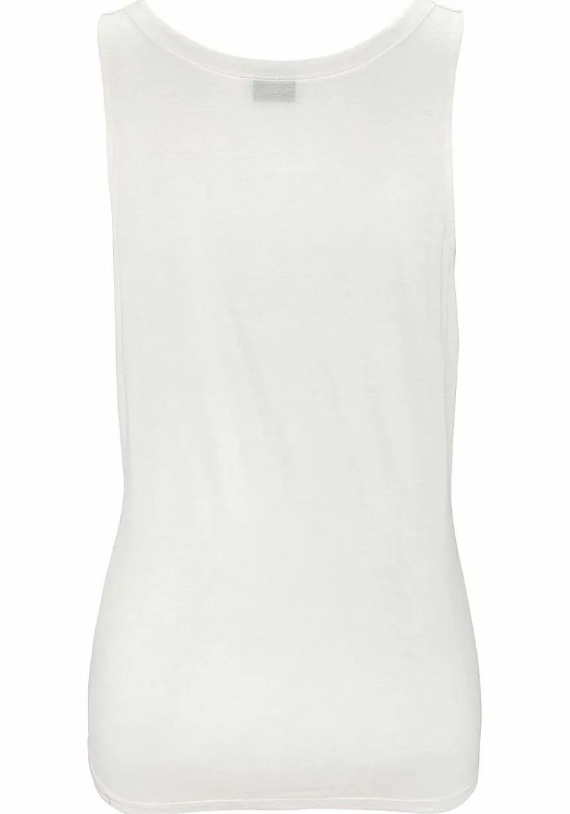 LASCANA Sleeveless Tops-Sleeveless Keyhole Top