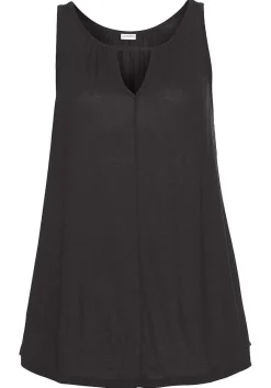 LASCANA Sleeveless Tops-Sleeveless Keyhole Top