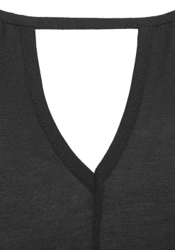 LASCANA Sleeveless Tops-Sleeveless Keyhole Top