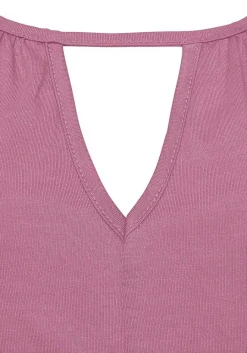 LASCANA Sleeveless Tops-Sleeveless Keyhole Top