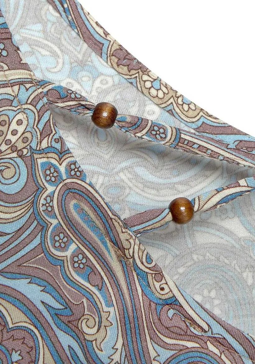 LASCANA Short Dresses-Sleeveless Paisley Dress
