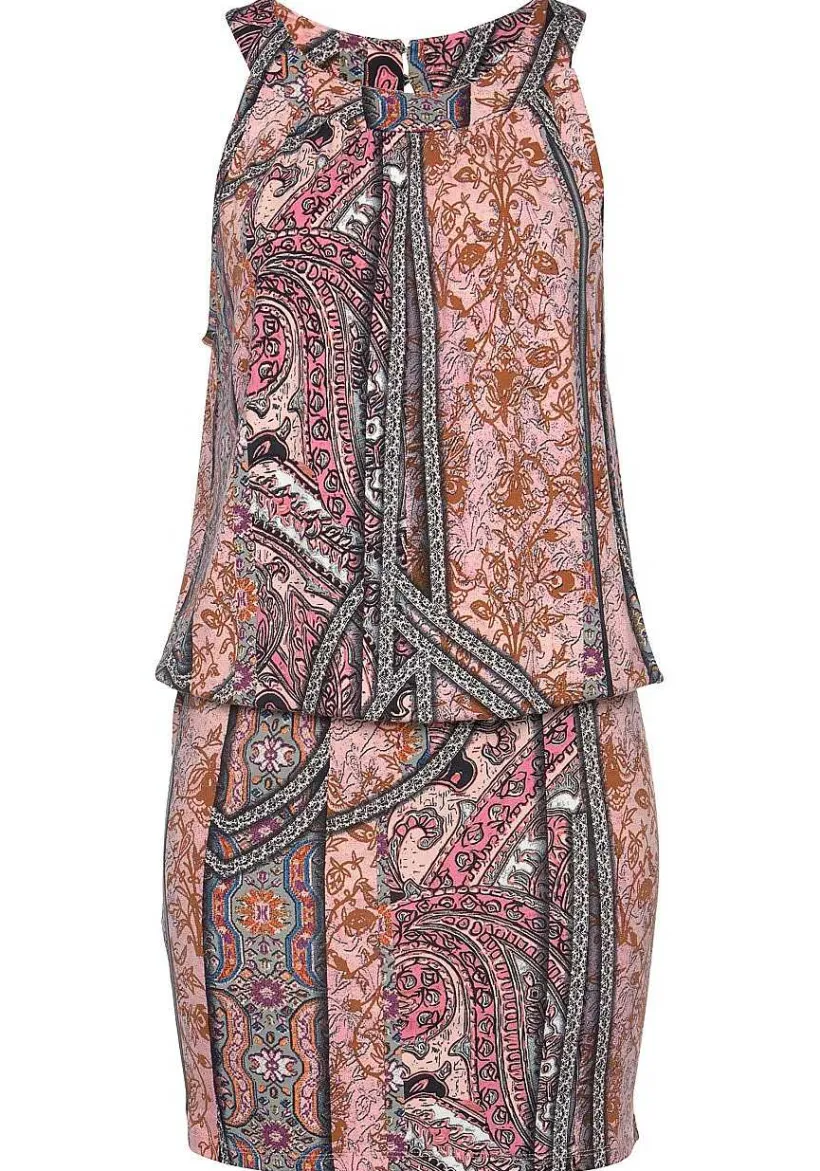 LASCANA Short Dresses-Sleeveless Patterned Dress