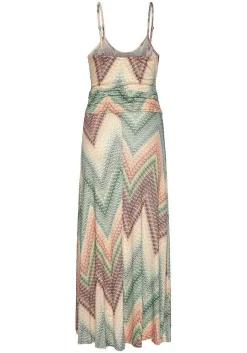 LASCANA Maxi Dresses-Sleeveless Print Maxi Dress