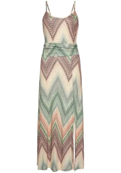 LASCANA Maxi Dresses-Sleeveless Print Maxi Dress