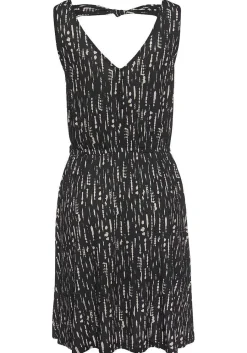 LASCANA Short Dresses-Sleeveless Printed V-Neck Dress
