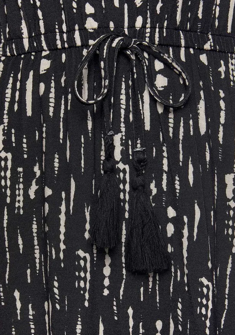LASCANA Short Dresses-Sleeveless Printed V-Neck Dress