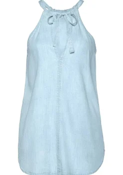 LASCANA Sleeveless Tops-Sleeveless Tie Neck Top