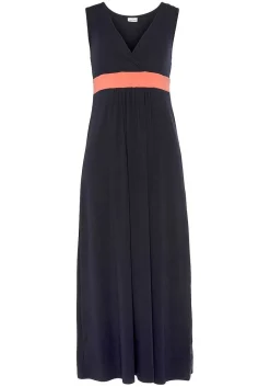 LASCANA Maxi Dresses-Sleeveless V-Neck Maxi Dress