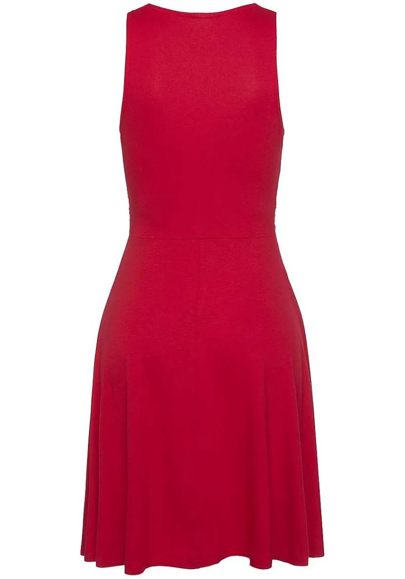 LASCANA Sundresses-Sleeveless Wrap Look Dress