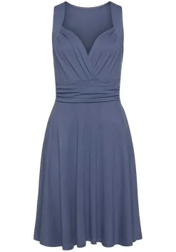 LASCANA Short Dresses-Sleeveless Wrap Look Dress