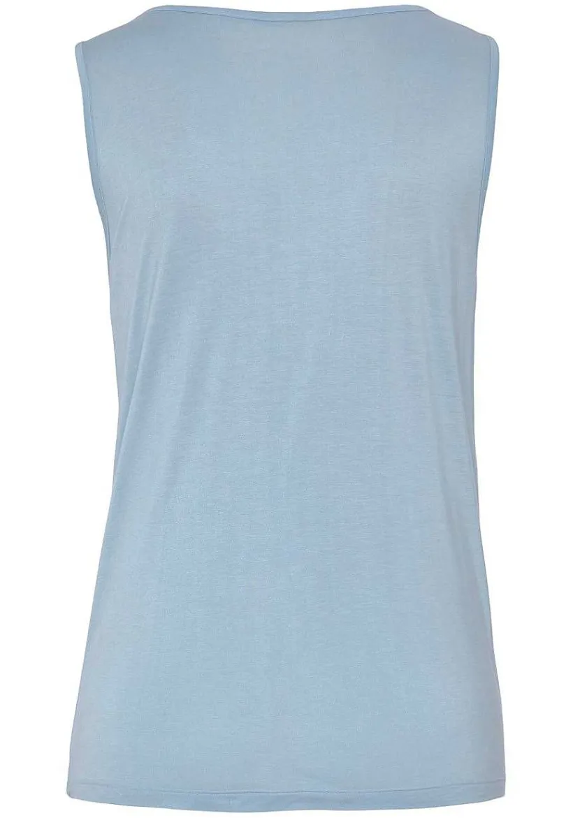 LASCANA Sleeveless Tops-Sleeveless Wrap Look Top