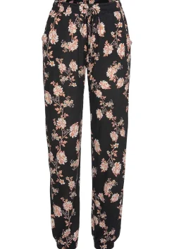 LASCANA Pants-Smocked Elastic Hem Pants