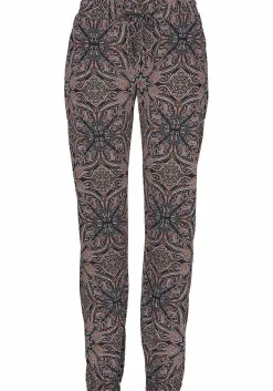 LASCANA Pants-Smocked Elastic Hem Pants