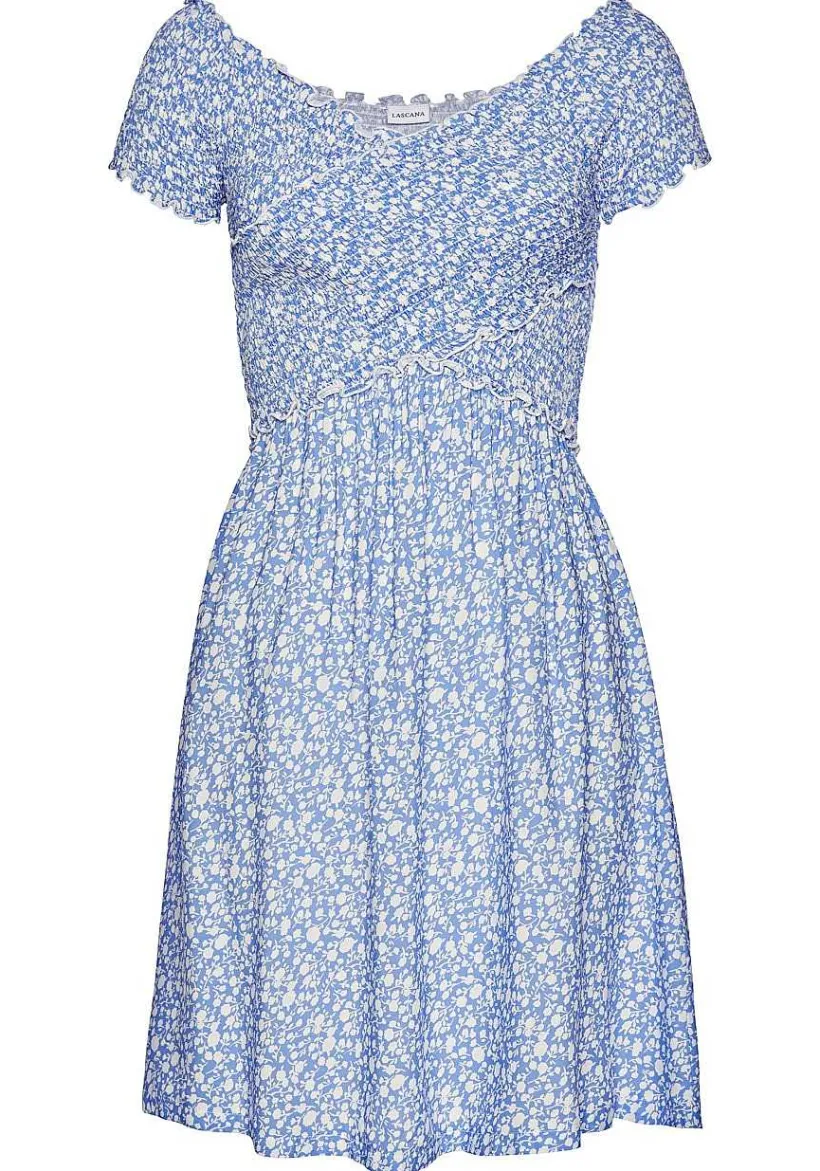 LASCANA Sundresses-Smocked Pattern Dress