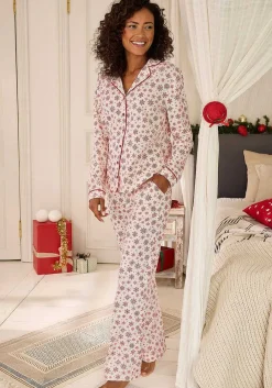 LASCANA Pajamas & Sets-Snowflake Pajama Pants