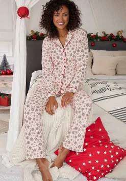 LASCANA Pajamas & Sets-Snowflake Pajama Pants