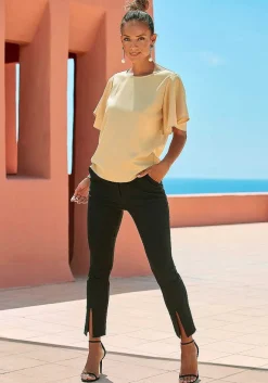 LASCANA Pants-Split Hem Pants